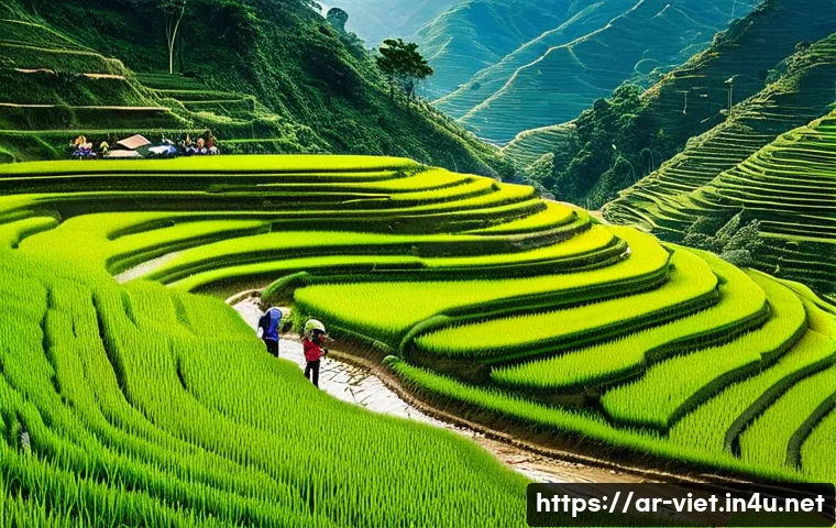 베트남 사파 계단식 논 관련 이미지 2